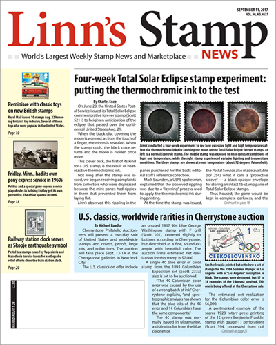 Subscribe to Linn's Stamp News