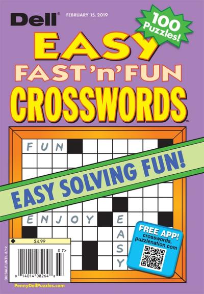 Subscribe to Dell's Easy Fast 'n' Fun Crosswords