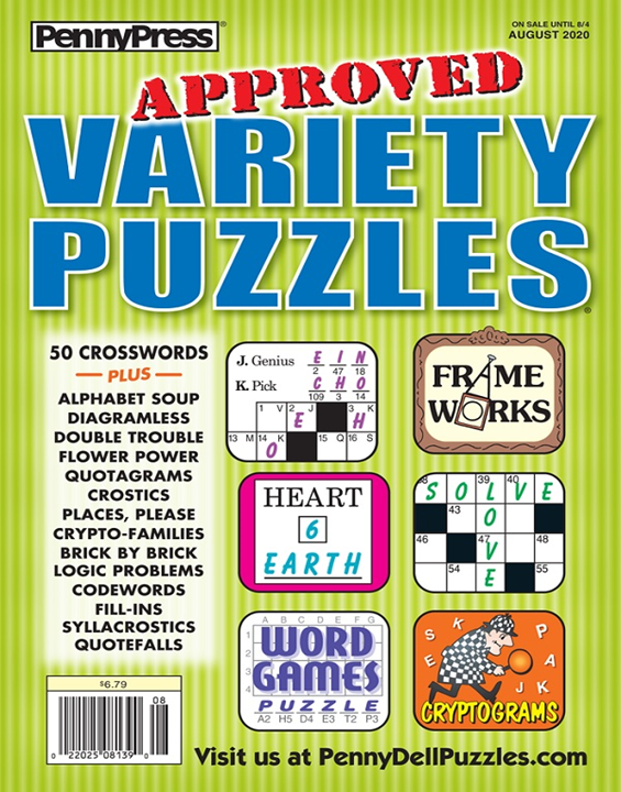 Approved Variety Puzzles Magazine