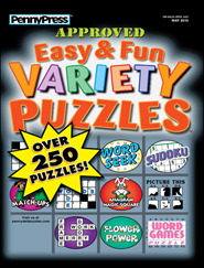 Easy & Fun Variety Puzzles Magazine