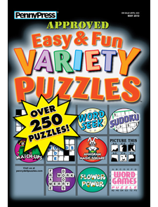 Easy & Fun Variety Puzzles Magazine