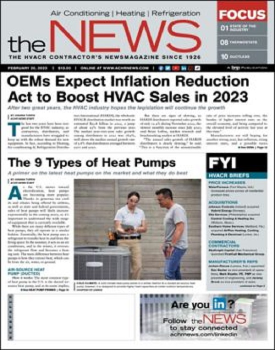 Air Conditioning Heating & Refrigeration Magazine