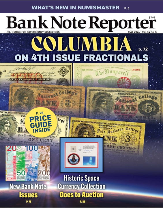 Bank Note Reporter Magazine