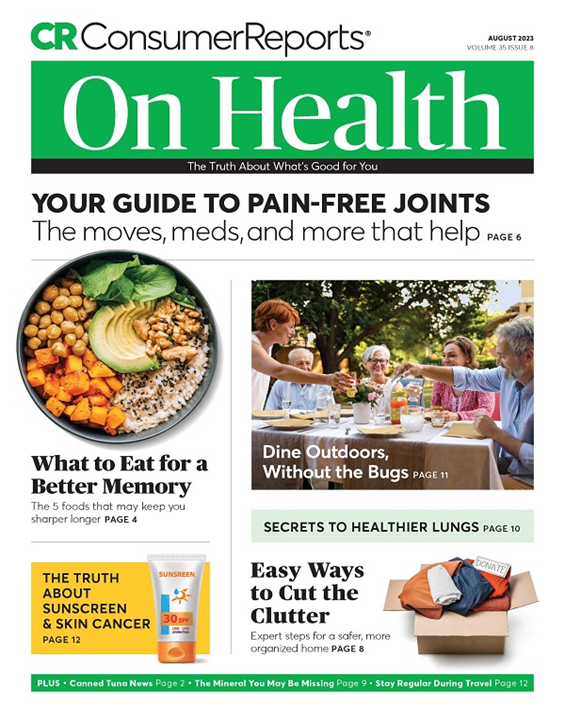 Consumer Reports On Health Newsletter
