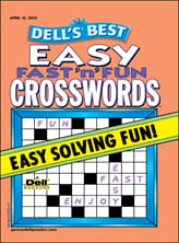 Dells Easy Fast n Fun Crosswords Magazine