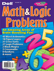 Dell Math & Logic Problems Magazine