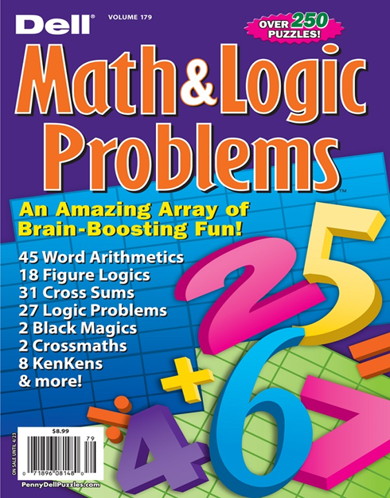 Dell Math & Logic Problems Magazine