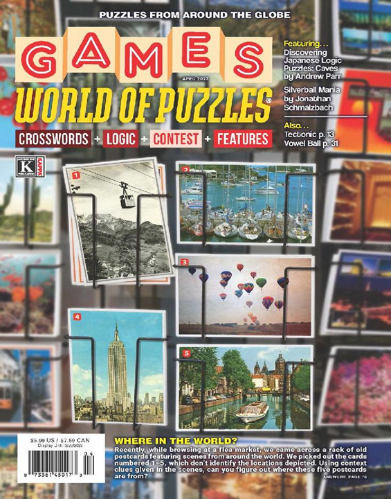 Games World of Puzzles Magazine