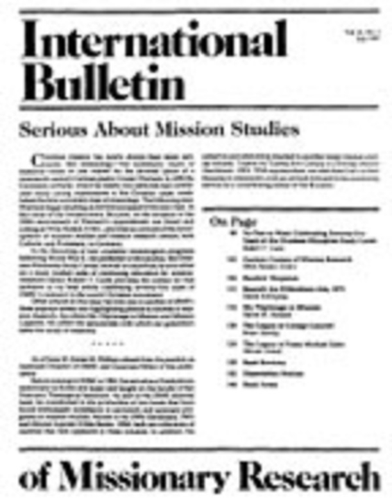 International Bulletin Magazine