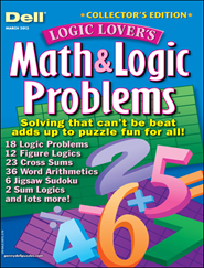 Dell Math & Logic Problems Magazine