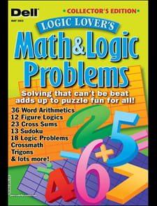 Dell Math & Logic Problems Magazine