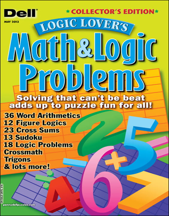 Dell Math & Logic Problems Magazine