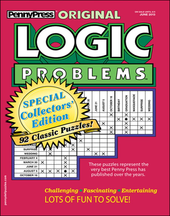 Original Logic Problems Magazine