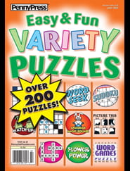Easy & Fun Variety Puzzles Magazine