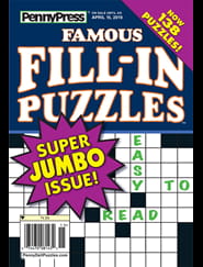 Famous Fill-In Puzzles Magazine